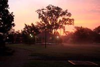Foggy morning in Capital Park Tuscaloosa